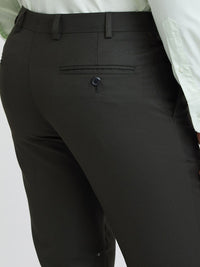 Park Avenue Men Tapered Fit Low-Rise Formal Trousers