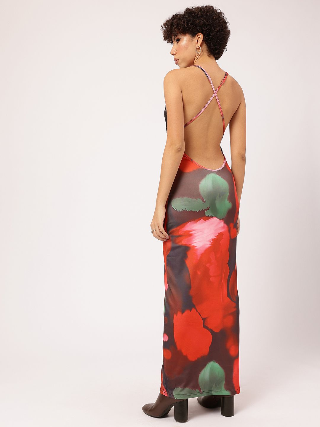 DressBerry Lace Love Dyed Maxi Bodycon Dress