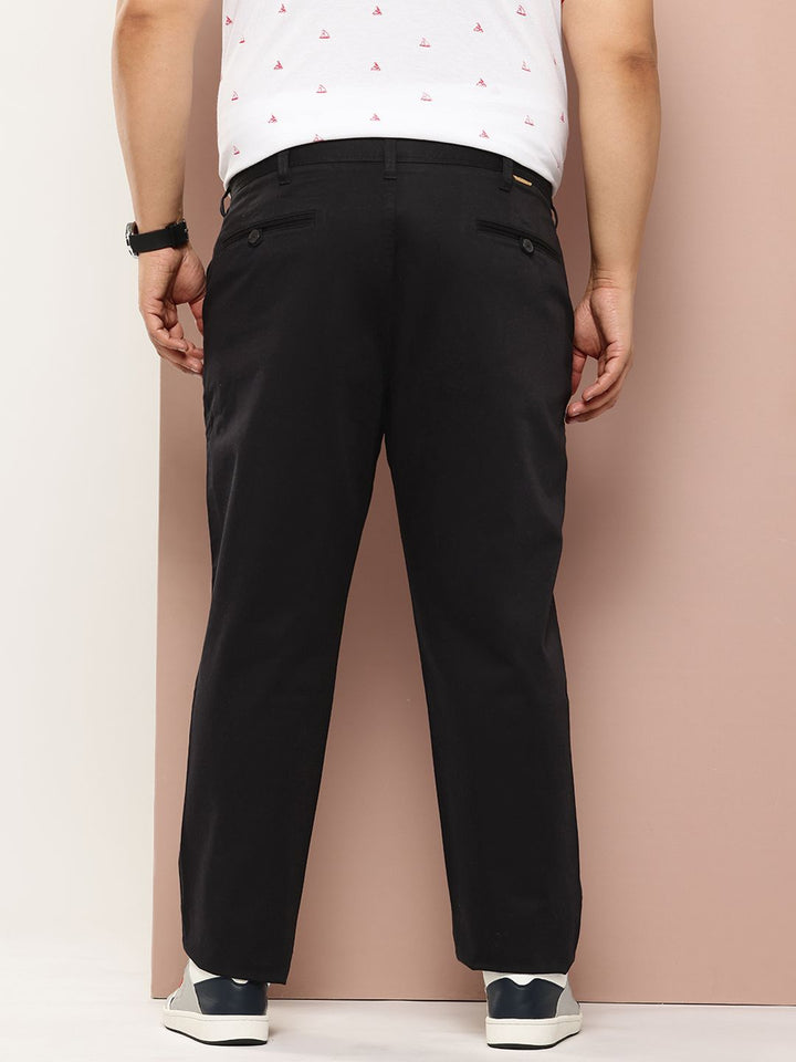 Thomas Scott Men Plus Size Straight Fit Easy Wash Chinos Trousers