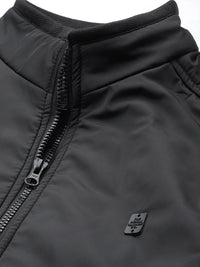 The Indian Garage Co Men Regular Fit Zip-Front Bomber Jacket