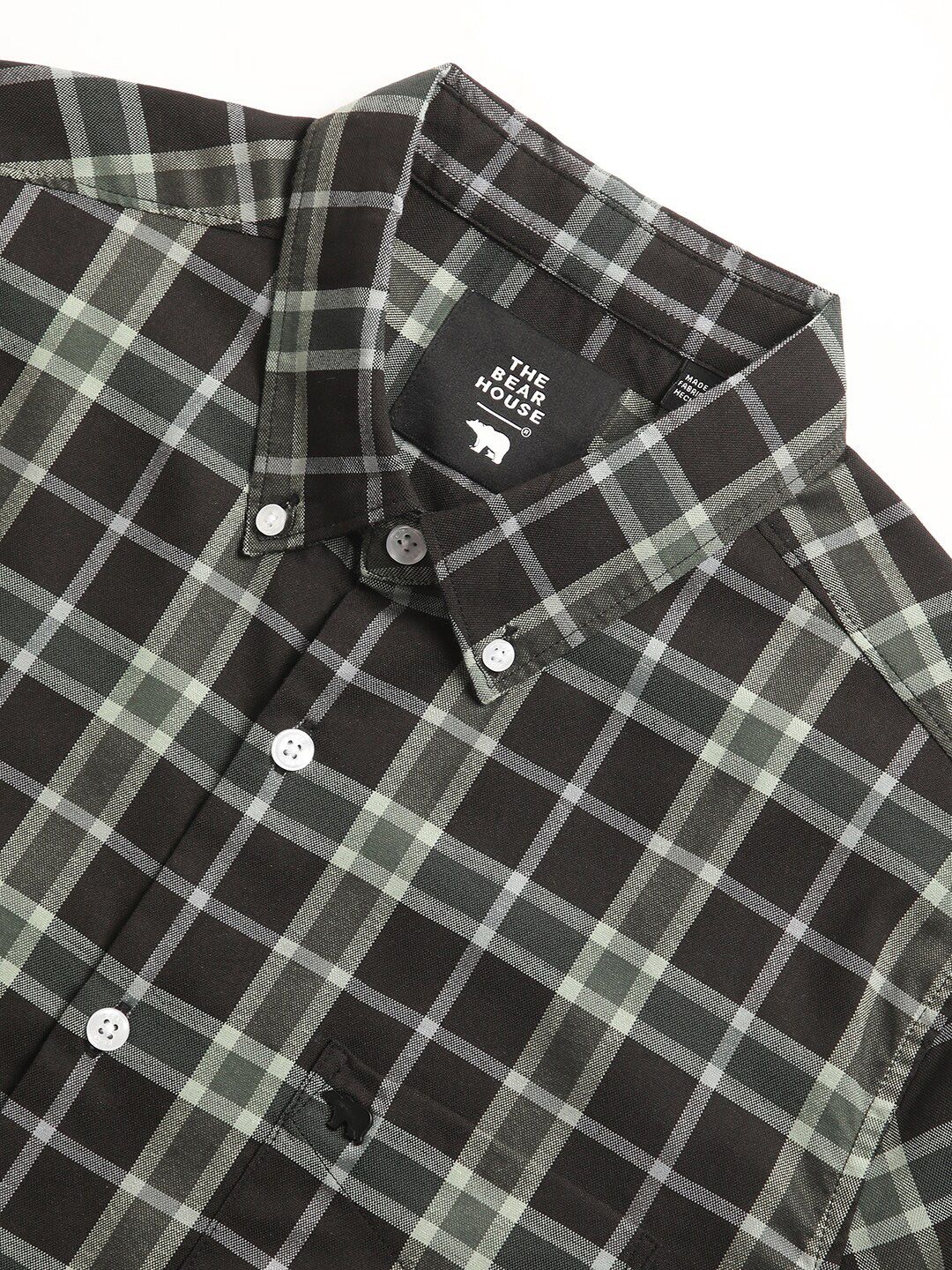 THE BEAR HOUSE Checked Slim Fit Casual Shirt