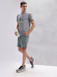 HRX by Hrithik Roshan Men Typography Print Rapid-Dry Running Shorts