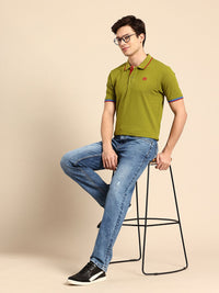 Being Human Polo Collar Pure Cotton T-shirt