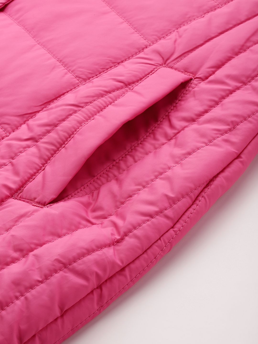 DressBerry Hooded Longline Padded Jacket