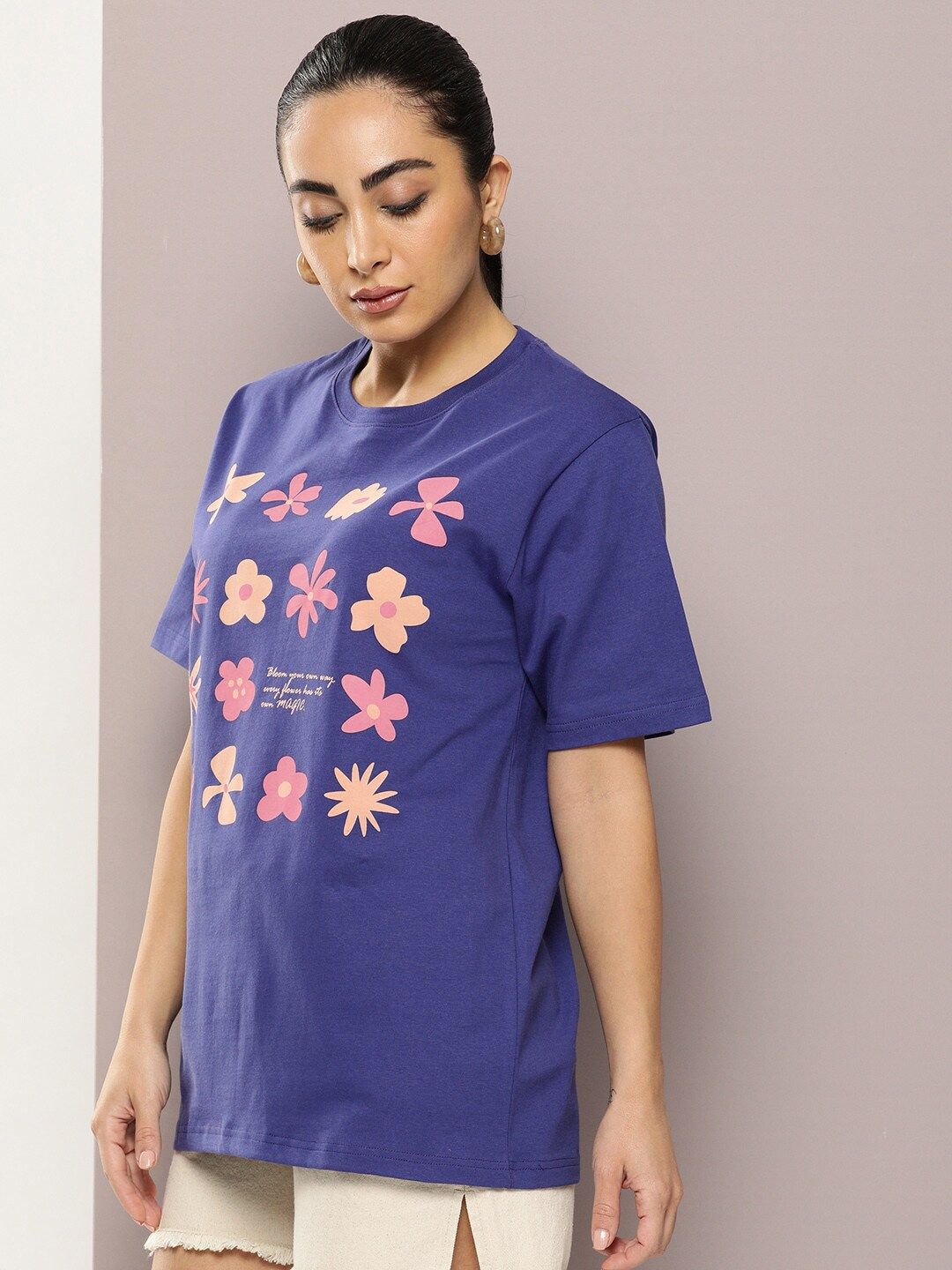 DILLINGER Graphic Printed Oversized Pure Cotton T-Shirt
