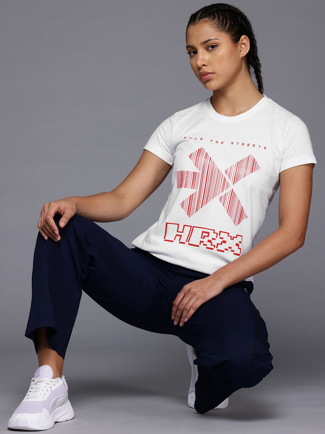 HRX by Hrithik Roshan Brand Logo Printed T-shirt