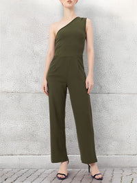 DressBerry Peek-A-Chic Asymmetry Basic Jumpsuit