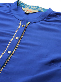 Anouk Gotta Patti Kurta with Trousers & Printed Dupatta
