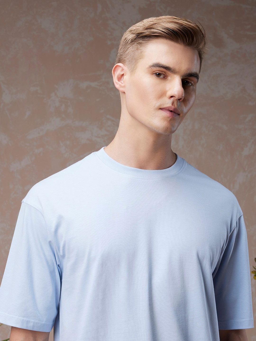 Bewakoof American Pima Round Neck Oversized T-shirt