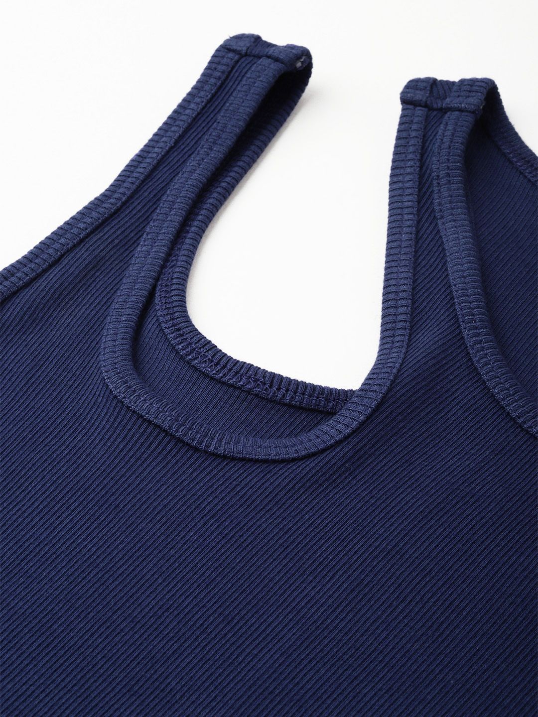 DressBerry Streetwear Essential Rib-Play Cut-Out Top