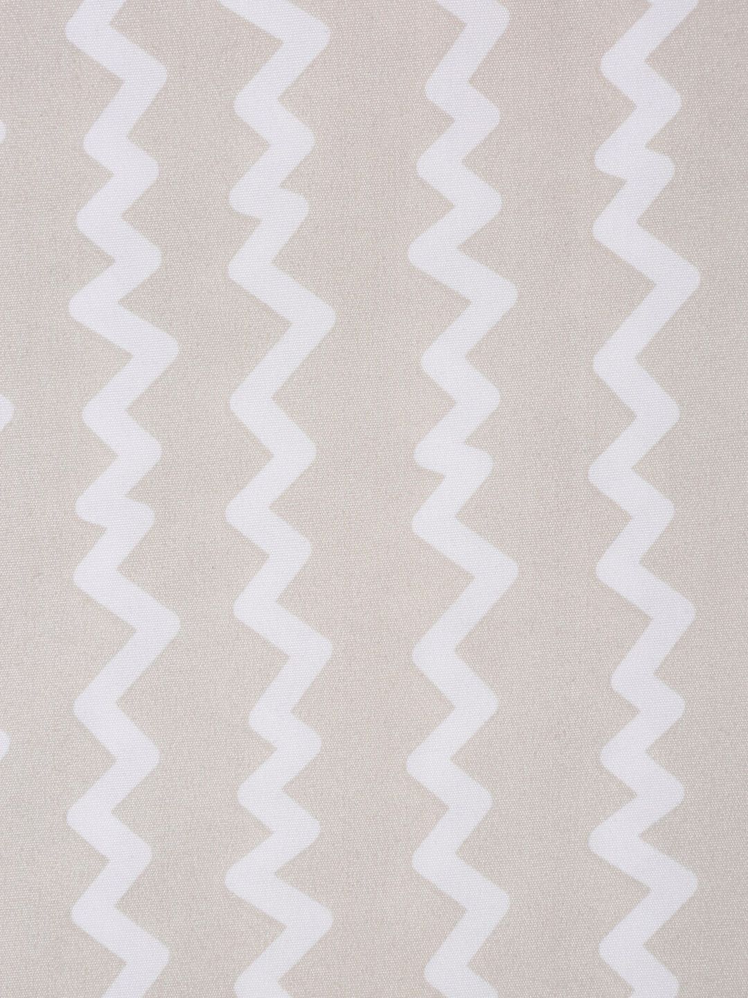 KLOTTHE Beige Chevron Cotton 300 TC Dilengkapi Cadar King Halus dengan 2 Sarung Bantal-98 x 87 inci