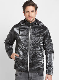 Being Human Camouflage Printed Hooded Puffer Jacket
