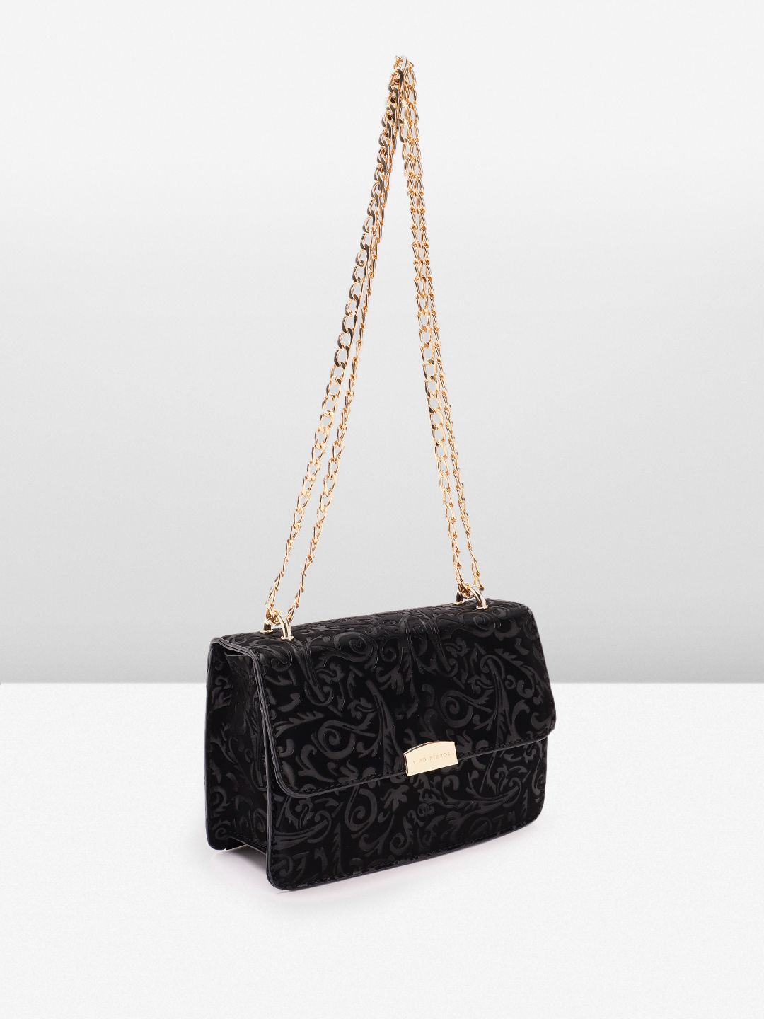 Lino Perros Textured Structured Shoulder Bag