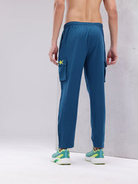 HRX by Hrithik Roshan Men Brand Logo Print Rapid-Dry Training Cargos with Side Slits