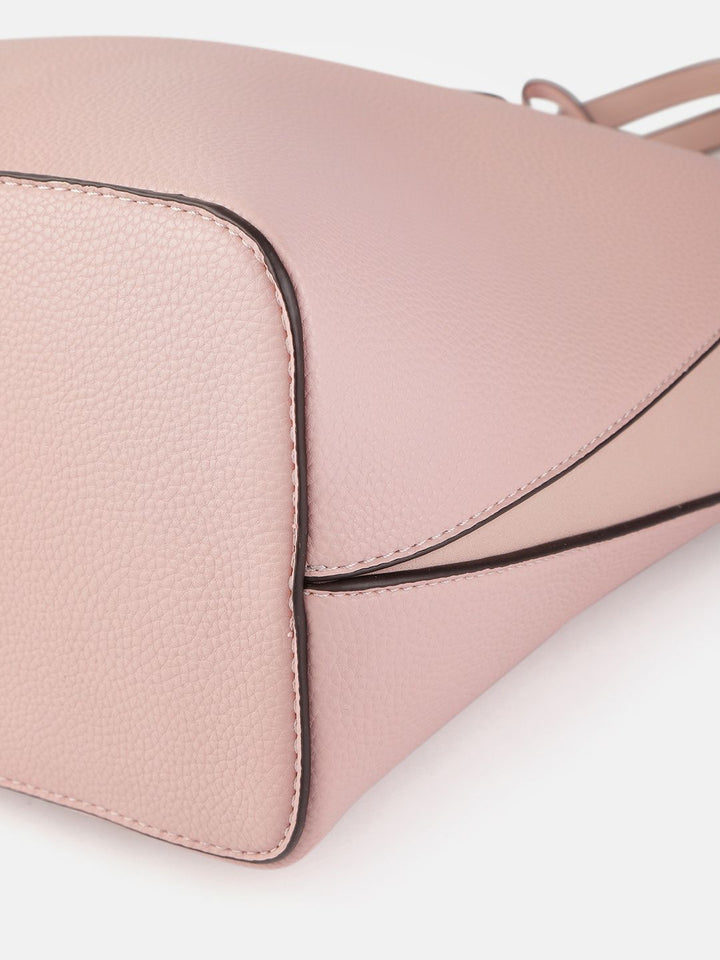 DressBerry Pink Solid Shoulder Bag