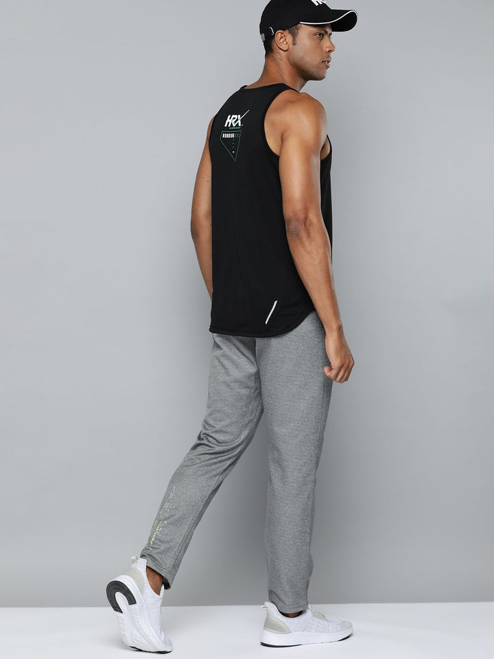 Hrx oleh Hrithik Roshan Brand Logo Print Running Tank T-Shirt