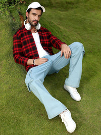 Campus Sutra Men Comfort Checked Cotton Shirt