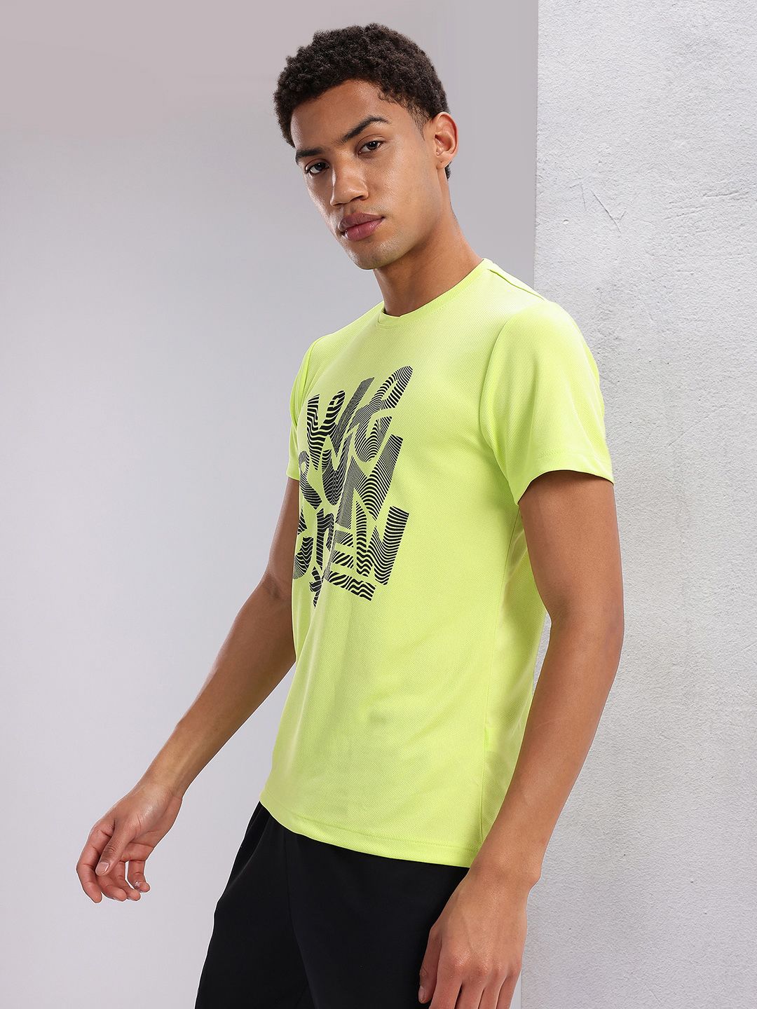 HRX by Hrithik Roshan Couple Collection Typography Printed Rapid-Dry Running T-shirt