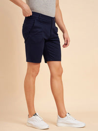 Sweet Dreams Men Indigo Mid-Rise Cotton Shorts