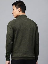 HRX by Hrithik Roshan Men Olive Green Training Rapid Dry Solid Sweatshirt