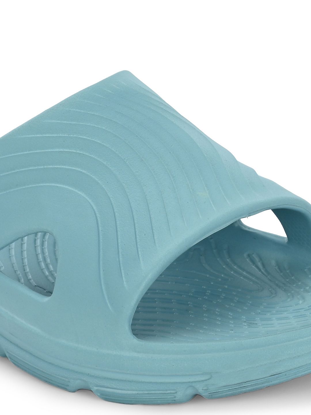 HRX by Hrithik Roshan Men Blue Textured Slip On Sliders