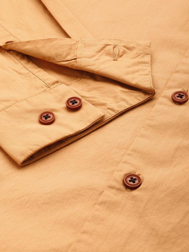 Mr Bowerbird Pure Cotton Tailored Fit Floral Embroidered Casual Shirt
