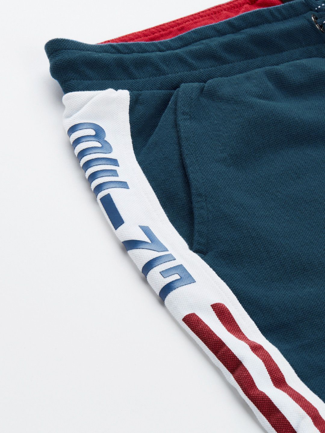Being Human Men Solid Pure Cotton Shorts With Side Stripe Details