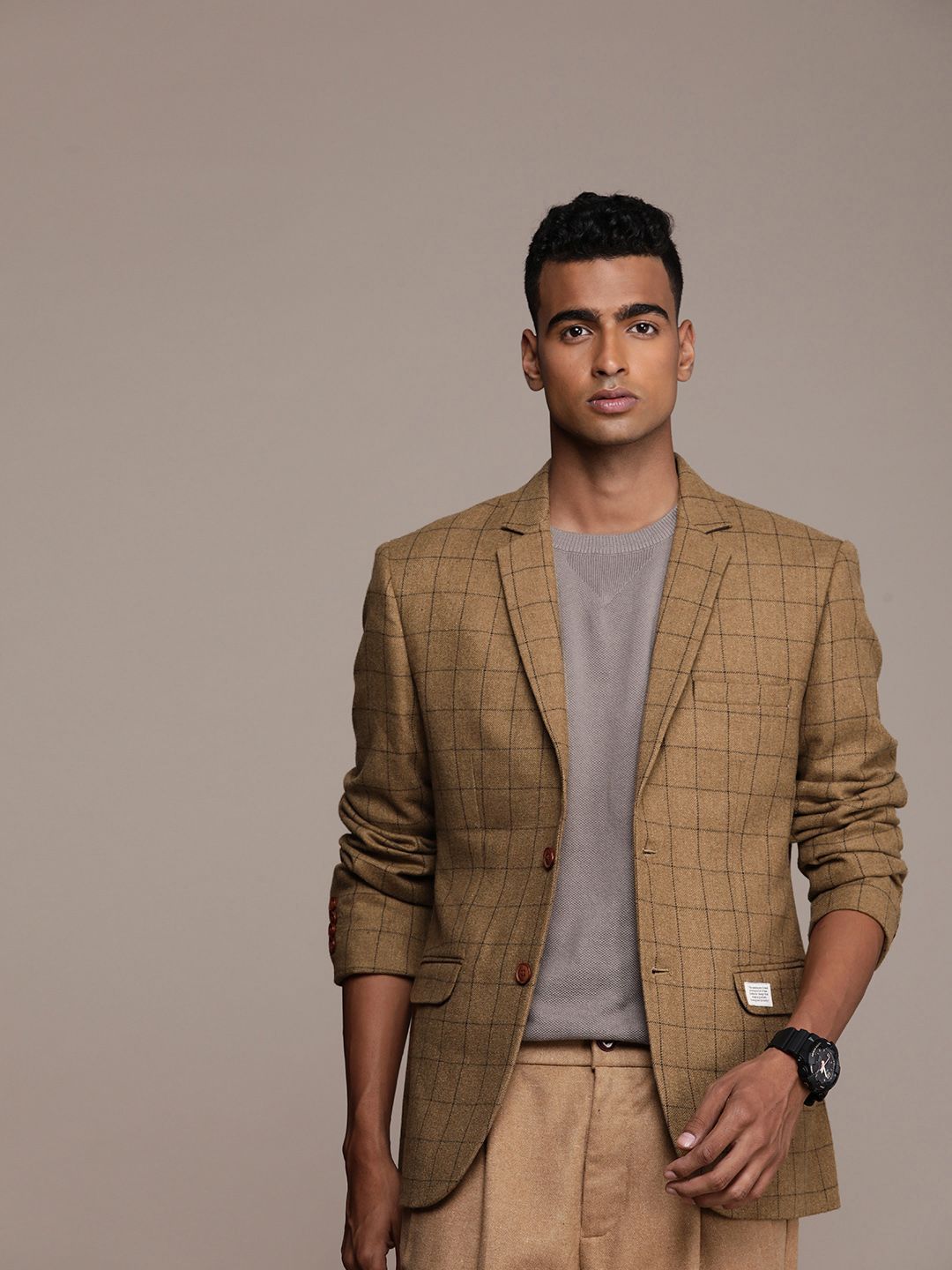 Mr Bowerbird Checked Tailored Fit Casual Blazers