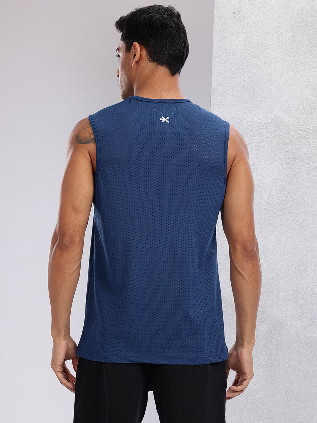 HRX by Hrithik Roshan Printed Sleeveless Rapid-Dry Training T-shirt
