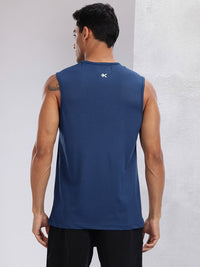 HRX by Hrithik Roshan Printed Sleeveless Rapid-Dry Training T-shirt