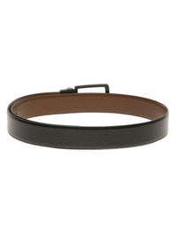 Teakwood Leathers Men Textured Leather Reversible Formal Belt