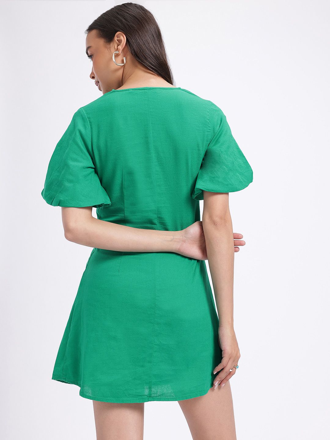 DressBerry Mini Magic Button-Up A-Line Dress