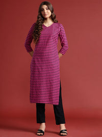 Anouk Women Geometric Printed Kurta