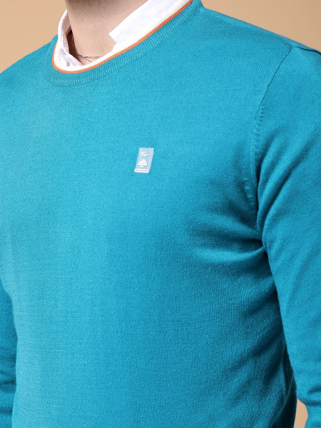 The Indian Garage Co Long Sleeves Acrylic Pullover Sweater