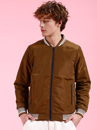 The Indian Garage Co Men Khaki Camouflage Checked Longline Outdoor Tailored Jacket