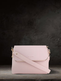 Lino Perros Pink Solid Shoulder Bag