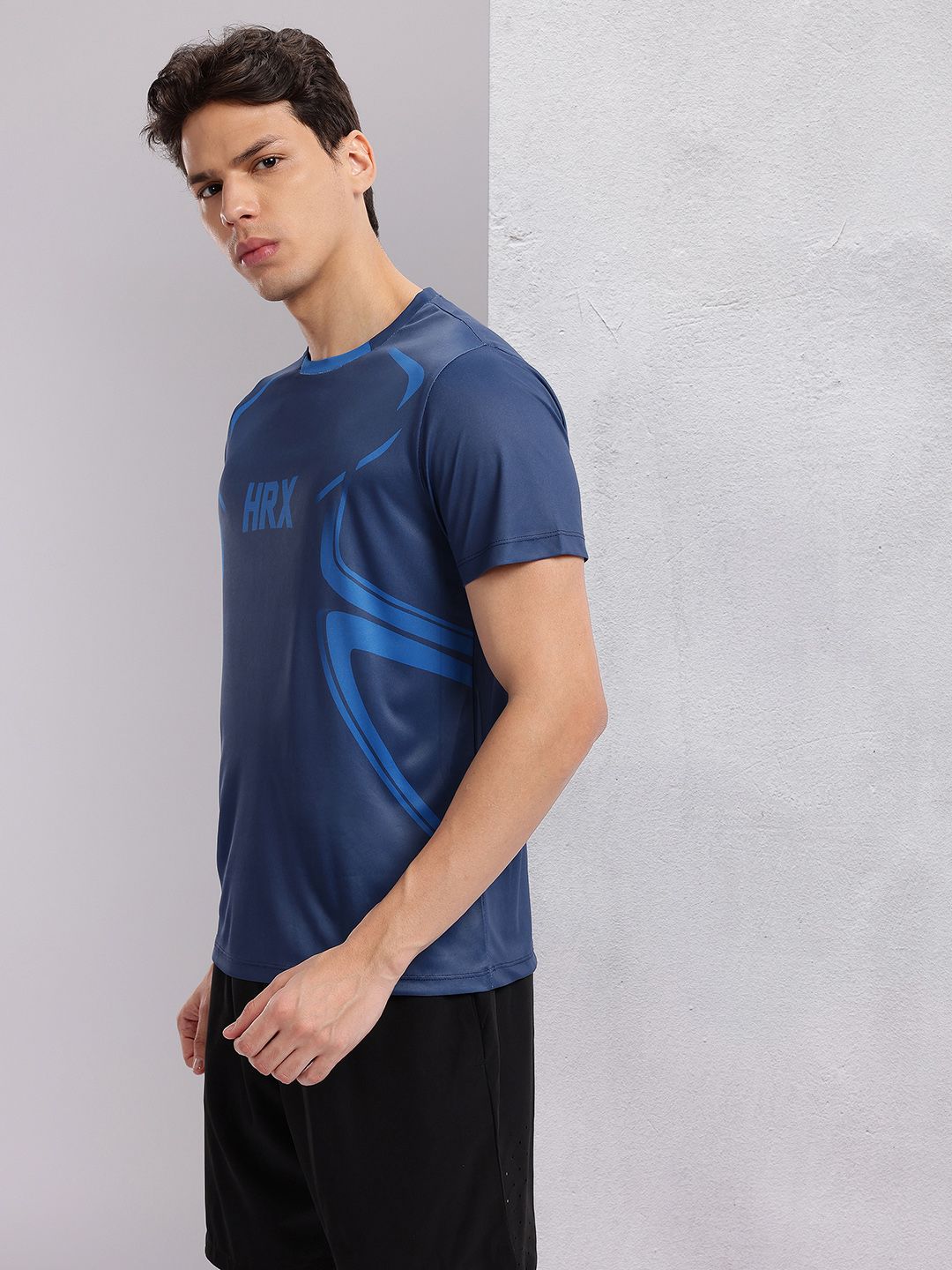 HRX by Hrithik Roshan Brand Logo Print Lifestyle T-shirt