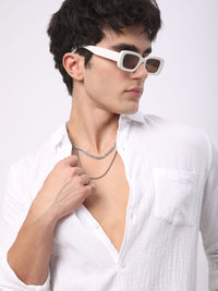 VASTRADO Men Classic Cutaway Collar Solid Cotton Slim Fit Casual Shirt