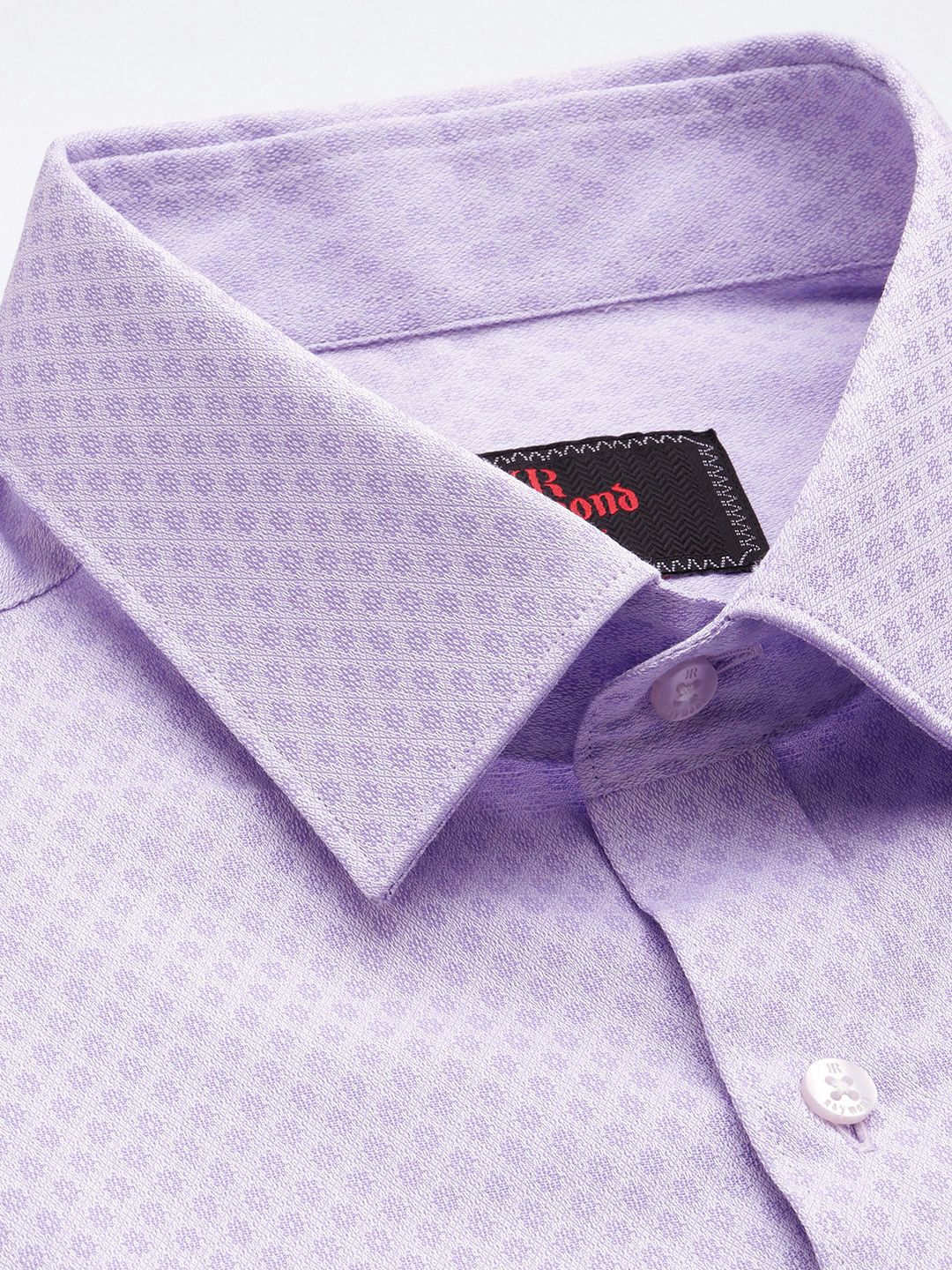 Raymond Slim Fit Textured Pure Cotton Formal Shirt