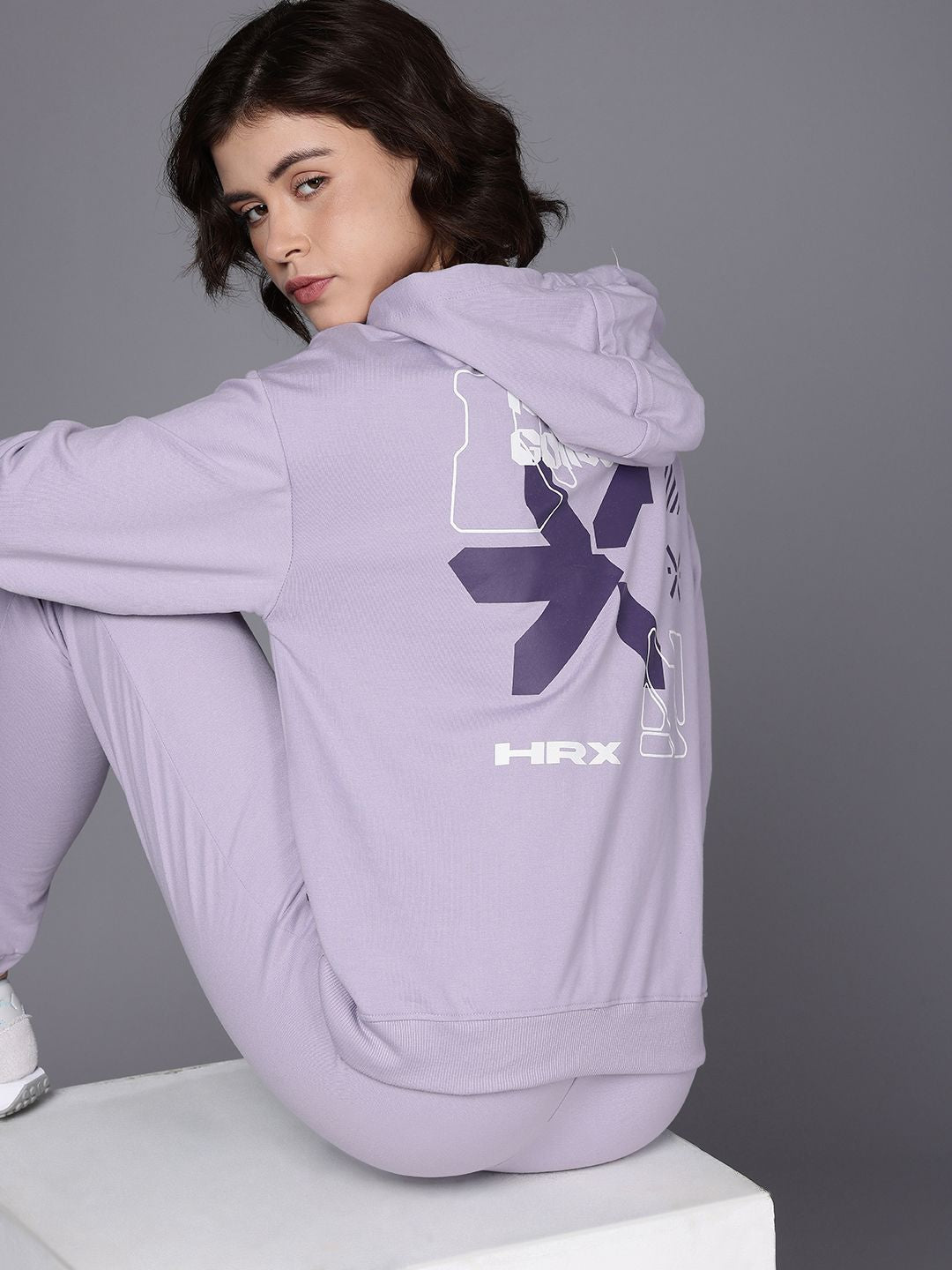 HRX by Hrithik Roshan Brand Logo Printed Hooded Tracksuits