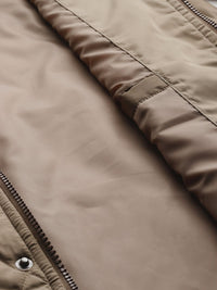 The Indian Garage Co Mock Collar Quilted-Style Gilet Jacket