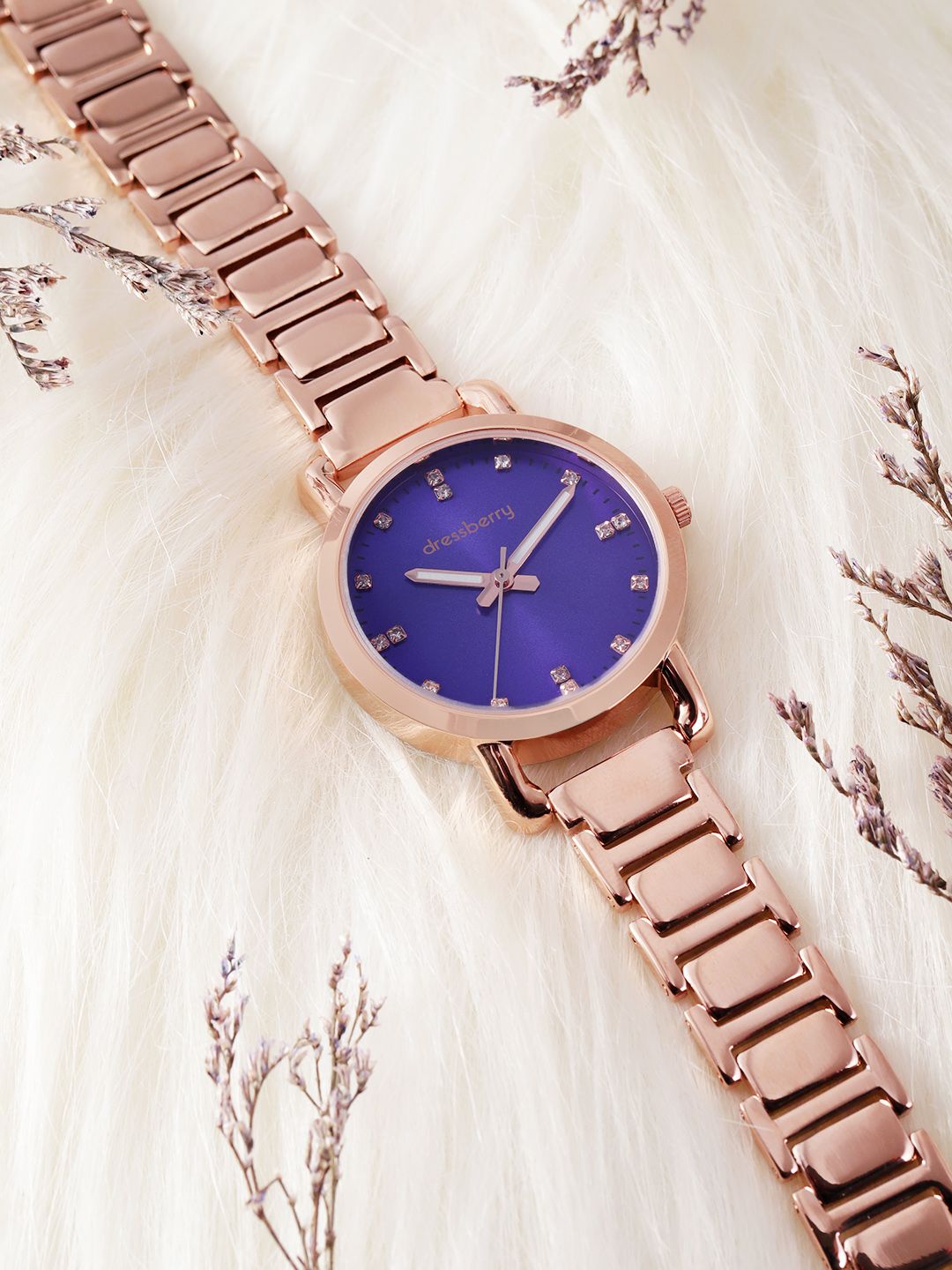 DressBerry Women Stainless Steel Bracelet Style Straps Analogue Watch - DB-32-02
