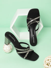 DressBerry Women Block Heel Sandals