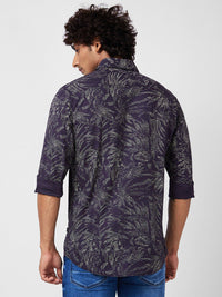 SPYKAR Slim Fit Abstract Printed Casual Shirt