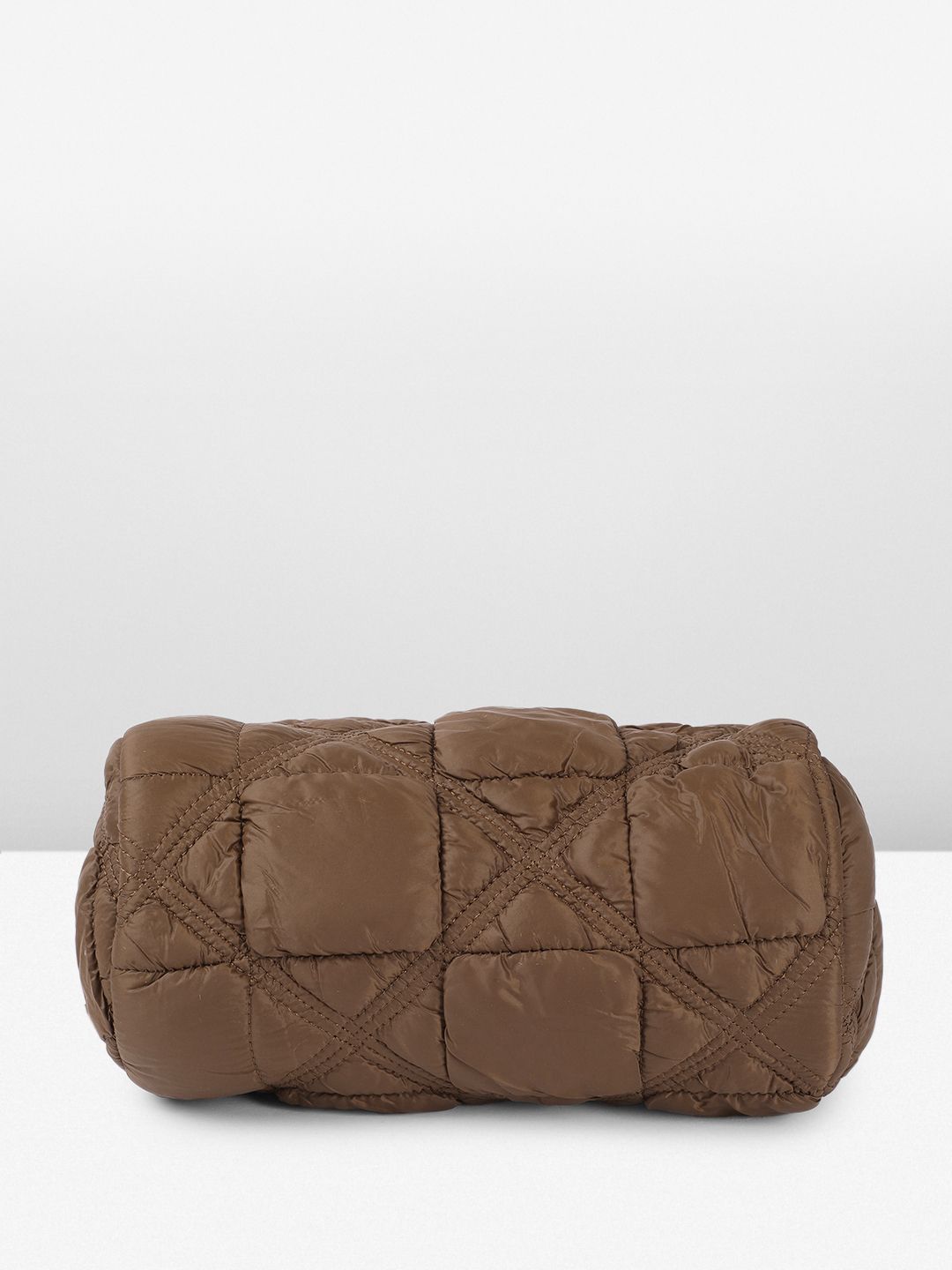 DressBerry Textured Structured Handheld Bag with Quilted