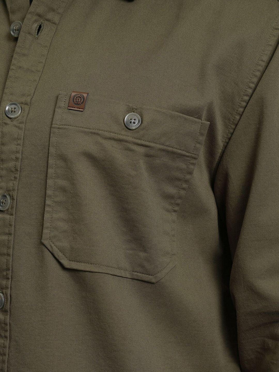 LOCOMOTIVE Premium Washed Dobby Textured Utility Pocket Overshirt