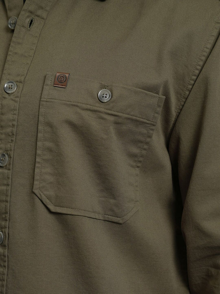 LOCOMOTIVE Premium Washed Dobby Textured Utility Pocket Overshirt