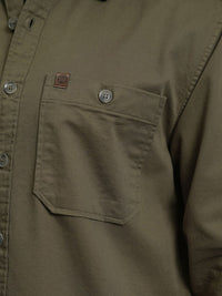 LOCOMOTIVE Premium Washed Dobby Textured Utility Pocket Overshirt