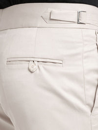 KLOTTHE Men Cotton Rich Solid Slim Fit Gurkha Pants