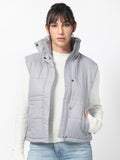 RAREISM Women Purple Solid Padded Jacket